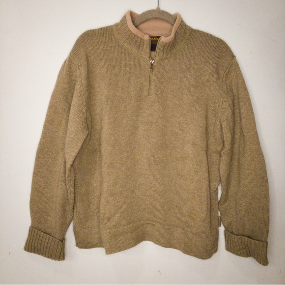 Woolrich Sweaters - Woolrich Pea Green Wool Pullover Sweater XL